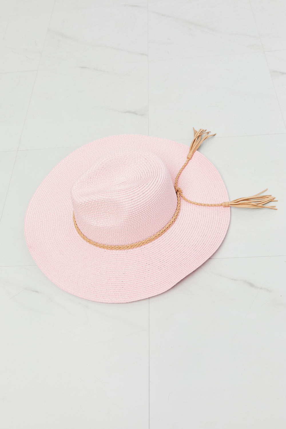 Fame Route To Paradise Straw Hat Pink