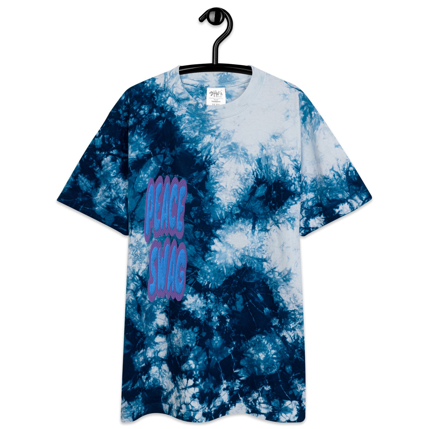 Oversized Unisex "Peace Swag" Tie-Dye T-Shirt