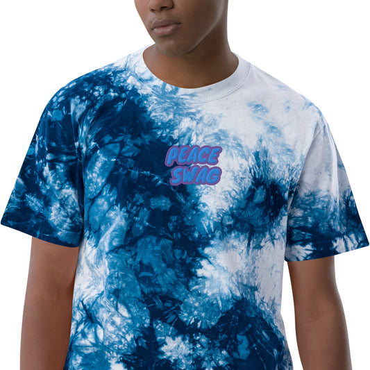 Oversized Unisex "Peace Swag" Tie-Dye T-Shirt